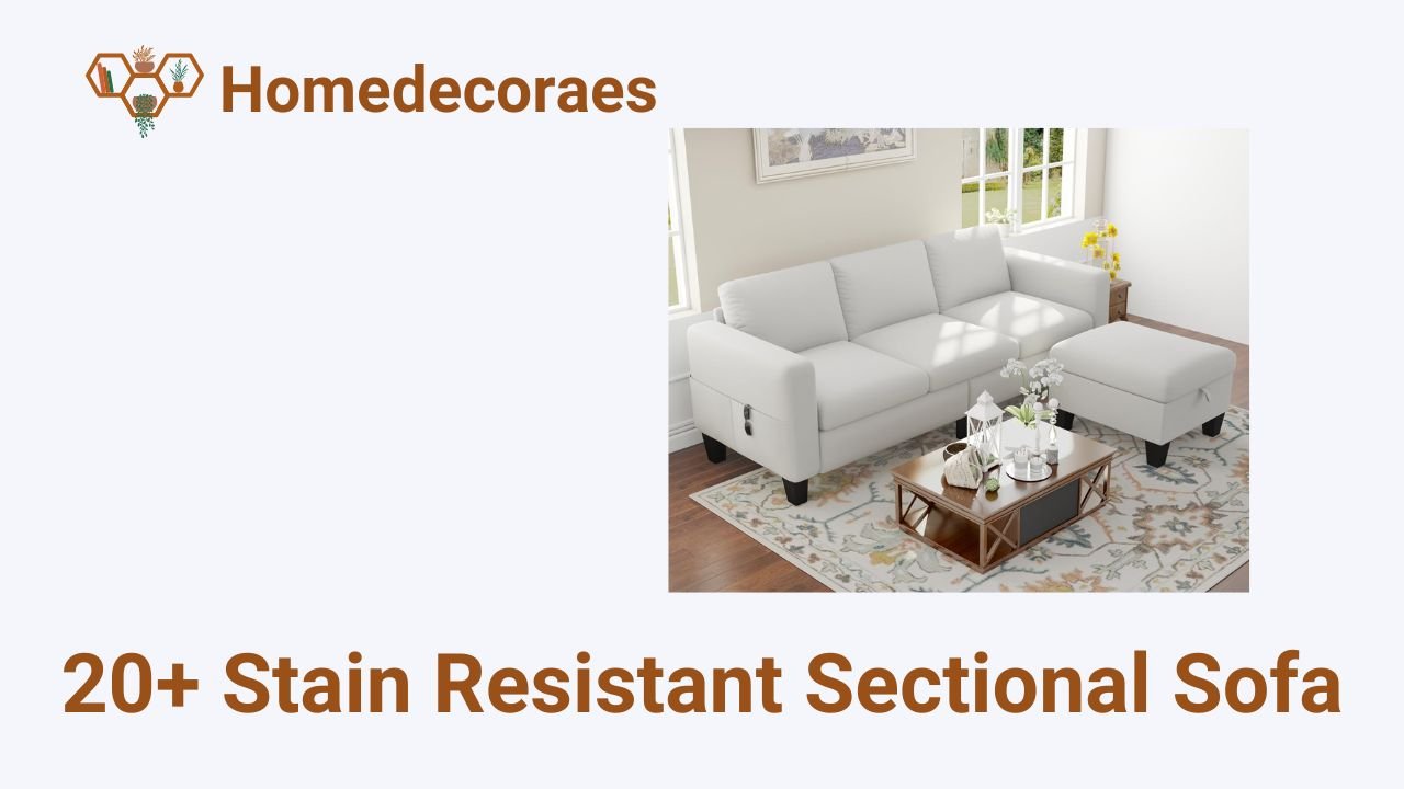 20+ Stain Resistant Sectional Sofa