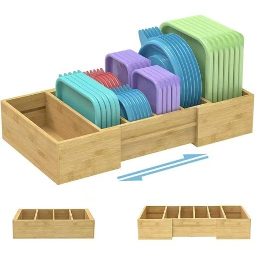 Retro Shaw Expandable Bamboo Organizer