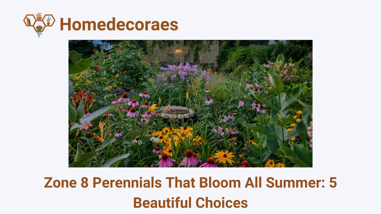 Zone 8 Perennials That Bloom All Summer 5 Beautiful Choices